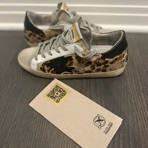 Golden Goose haircalf superstar sneakers size 37